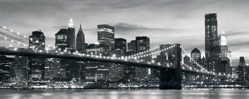 Brooklyn Bridge vlies poszter, fotótapéta 011VEP /250x104 cm/