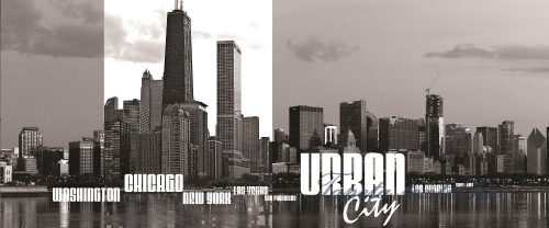 Urban City vlies poszter, fotótapéta 052VEP /250x104 cm/