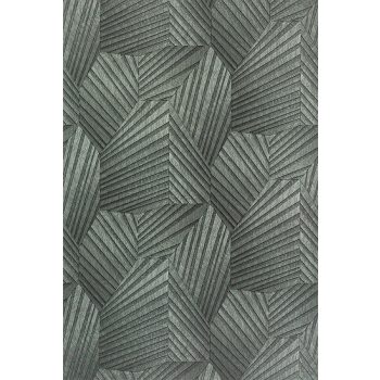 Fekete-ezüst design mintás tapéta (10152-47)