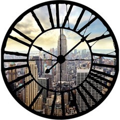 New York az óra mögött vlies poszter, fotótapéta 10160VEZ1 /208x208 cm/