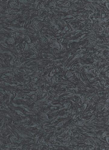Fekete fényes márvány mintás tapéta (Elle Decorations 3 10330-15)