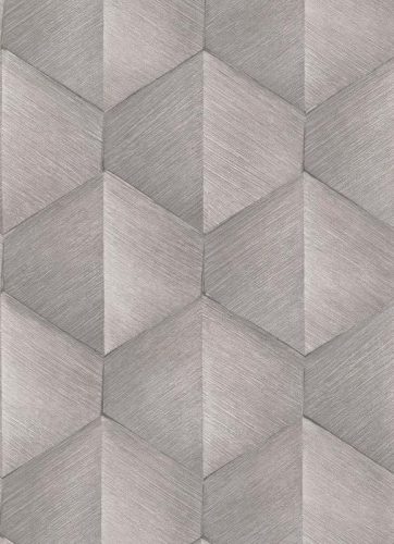 Szürkés bézs geometriai mintás tapéta (Fashion for Walls 10370-38)