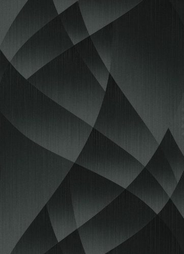 Fekete dekoratív geometriai mintás tapéta (Fashion for Walls 10374-15)