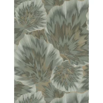   Zöld-arany-fehér Glamour levél mintás tapéta (Spotlight 10402-24)