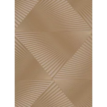   Aranybarna csíkos háromszög mintás tapéta (Spotlight 10404-30)