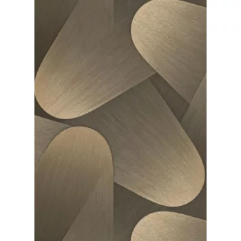   Selyemfényű modern grafikai mintás tapéta szürke-arany (Elysium 10423-15)