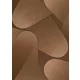 Selyemfényű modern grafikai mintás tapéta bronz-barna (Elysium 10423-48)