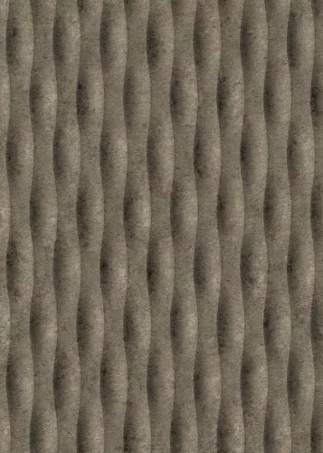 Sötétbarna absztrakt 3D hullám mintás tapéta (10523-11)