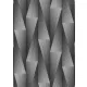 Fekete-ezüst geometriai absztrakt mintás tapéta (10526-29)