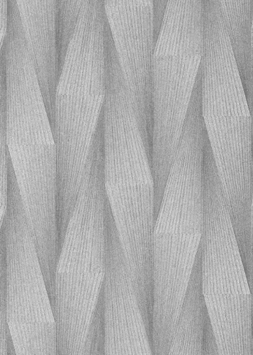 Világosszürke-ezüst geometriai absztrakt mintás tapéta (10526-31)