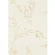 Fényes drapp hosszúkás Art deco levél mintás tapéta (10528-02)