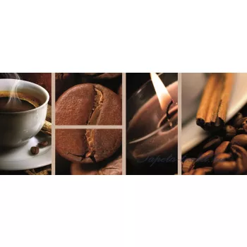 Kávé minta vlies poszter, fotótapéta 113VEP /250x104 cm/