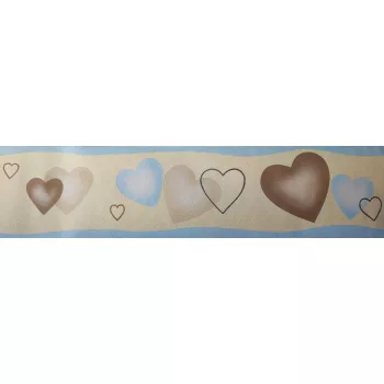 Szivecskés bordűr (0,127x5 m)