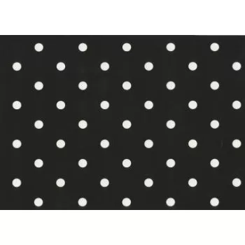 Gekkofix DOTS BLACK öntapadós tapéta 45 cm x 2 m