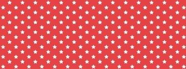 Gekkofix STARS RED öntapadós tapéta 45 cm x 2 m