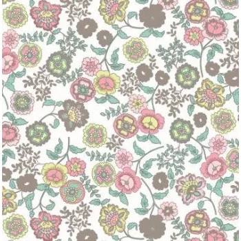 Gekkofix FLEUR WHITE öntapadós tapéta 45 cm x 2 m