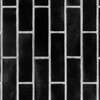 Gekkofix Brick Black öntapadós tapéta 45 cm x 2 m