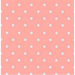 Gekkofix Dots Vintage Pink öntapadós tapéta 45 cm x 2 m