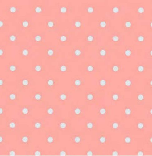Gekkofix Dots Vintage Pink öntapadós tapéta 45 cm x 2 m
