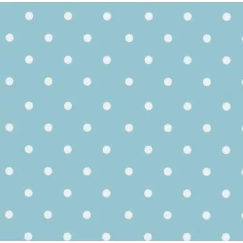 Gekkofix DOTS VINTAGE BLUE öntapadós tapéta 45 cm x 15 m