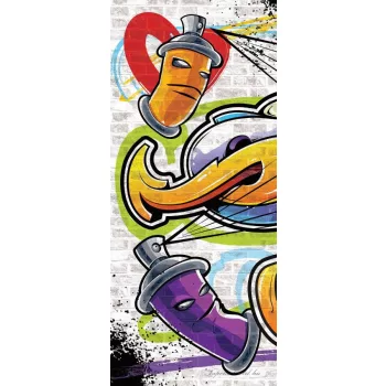   Graffiti öntapadós poszter, fotótapéta 1399SKT /91x211 cm/