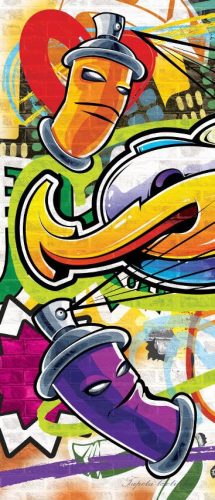 Graffiti öntapadós poszter, fotótapéta 1400SKT /91x211 cm/