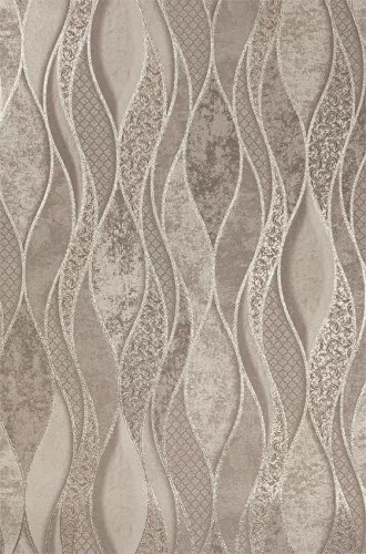 Drapp-barna hullám mintás tapéta (1514-63)