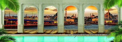 Isztambul vlies poszter, fotótapéta 1518VEEXXL /624x219 cm/