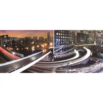   Párizs éjszaka vlies poszter, fotótapéta 161VEP /250x104 cm/