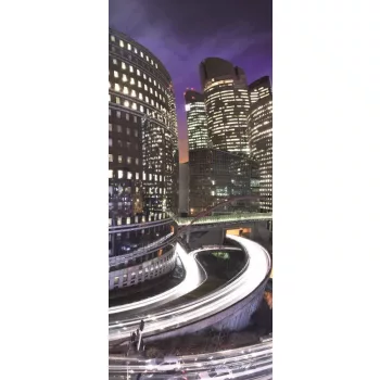   Párizs éjszaka vlies poszter, fotótapéta 161VET /91x211 cm/