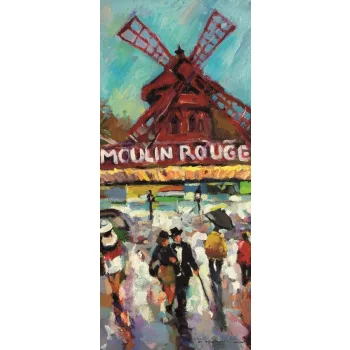   Moulin Rouge öntapadós poszter, fotótapéta 168SKT /91x211 cm/
