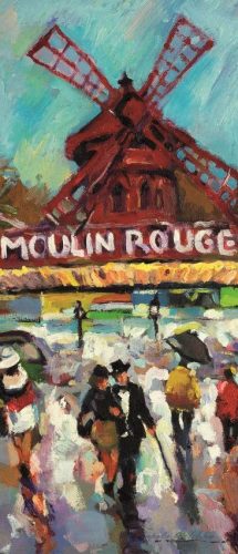 Moulin Rouge vlies poszter, fotótapéta 168VET /91x211 cm/