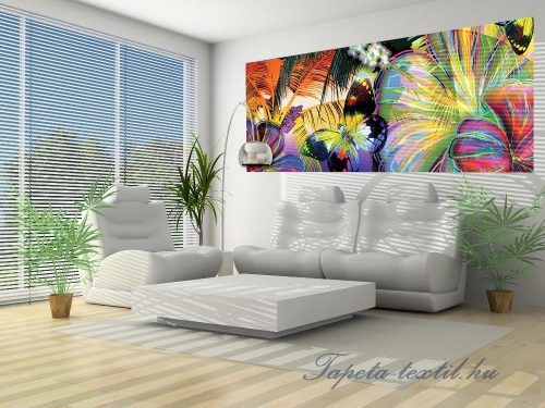 Szines pillangók vlies poszter, fotótapéta 175VEP /250x104 cm/