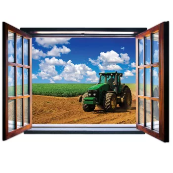  Kilátás az ablakból vlies poszter, fotótapéta 1936VEZ4 /201x145 cm/