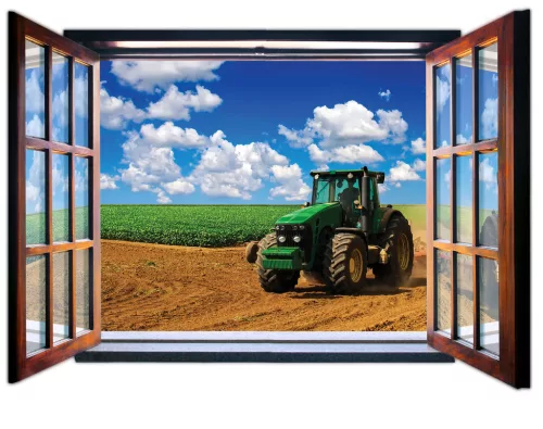 Kilátás az ablakból vlies poszter, fotótapéta 1936VEZ4 /201x145 cm/