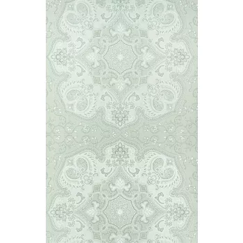 Zöld barokk  mintás tapéta (1939-390)