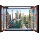 Kilátás az ablakból Dubai vlies poszter, fotótapéta 1941VEZ4 /201x145 cm/