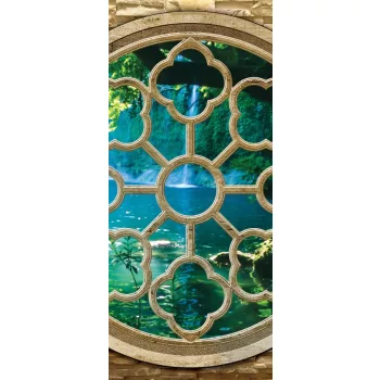 Vízesés vlies poszter, fotótapéta 2060VET /91x211 cm/
