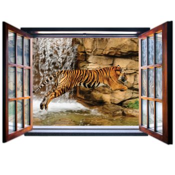   Ablakból a kilátás vlies poszter, fotótapéta 2062VEZ4 /201x145 cm/