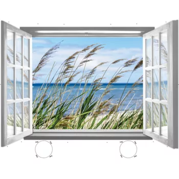   Ablakból a kilátás vlies poszter, fotótapéta 2071VEZ4 /201x145 cm/