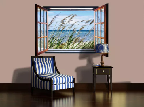 Ablakból a kilátás vlies poszter, fotótapéta 2072VEZ4 /201x145 cm/
