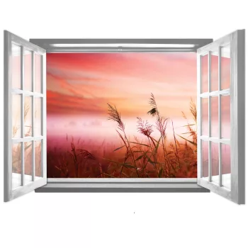   Ablakból a kilátás vlies poszter, fotótapéta 2075VEZ4 /201x145 cm/