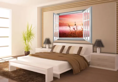 Ablakból a kilátás vlies poszter, fotótapéta 2075VEZ4 /201x145 cm/