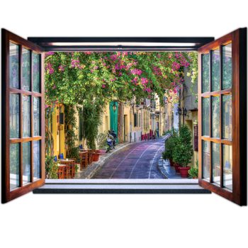   Ablakból a kilátás vlies poszter, fotótapéta 2078VEZ4 /201x145 cm/