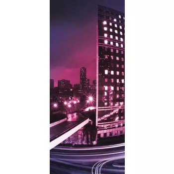   Párizs éjszaka vlies poszter, fotótapéta 216VET /91x211 cm/