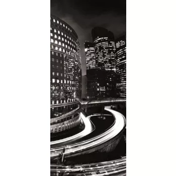   Párizs éjszaka vlies poszter, fotótapéta 217VET /91x211 cm/