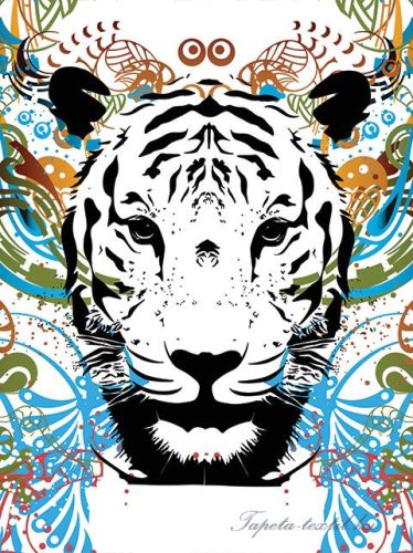 Tigris vlies poszter, fotótapéta 2186VE-A /206x275 cm/