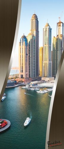 Dubai öntapadós poszter, fotótapéta 2198SKT /91x211 cm/