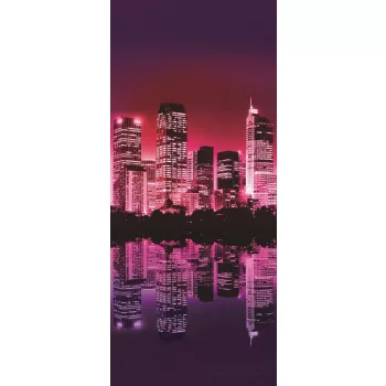   Night City Light vlies poszter, fotótapéta 220VET /91x211 cm/
