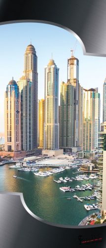 Dubai öntapadós poszter, fotótapéta 2201SKT /91x211 cm/